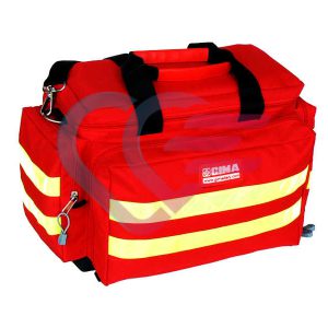 Crvena torba za hitnu pomoć dimenzija 45x28x28 cm