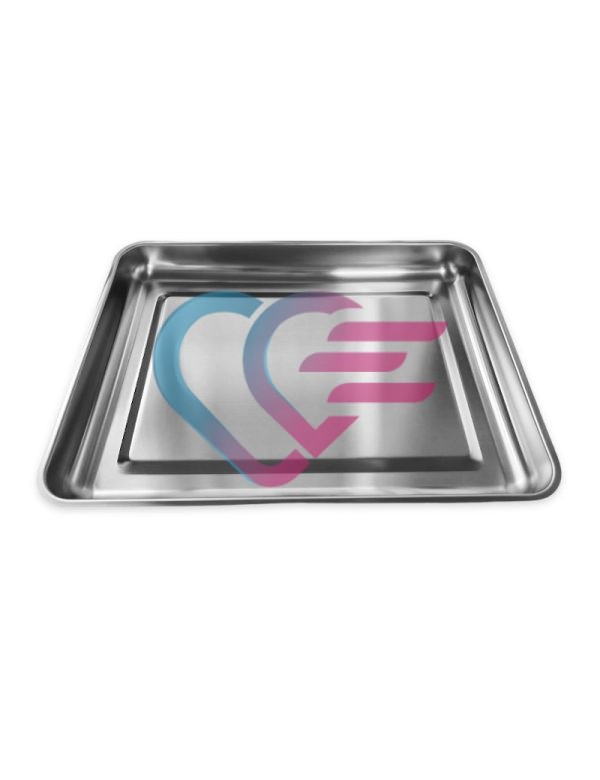TACA ZA INSTR. I LIJEKOVE 400x300x40 mm, INOX - Slika 1