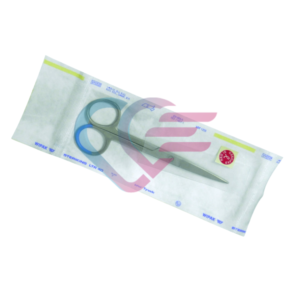 Ravne sterilne kirurške škare s oštro oštrim vrhom dužine 13 cm