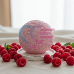 Mirisna svijeća sa spiralnim gorenjem "Snow Ball" malina