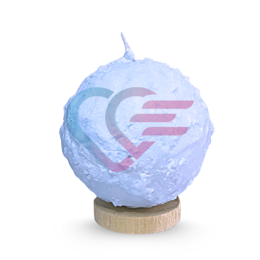 Mirisna svijeća sa spiralnim gorenjem "Snow Ball" ocean