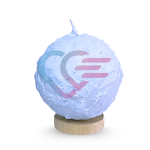 Mirisna svijeća sa spiralnim gorenjem "Snow Ball" ocean