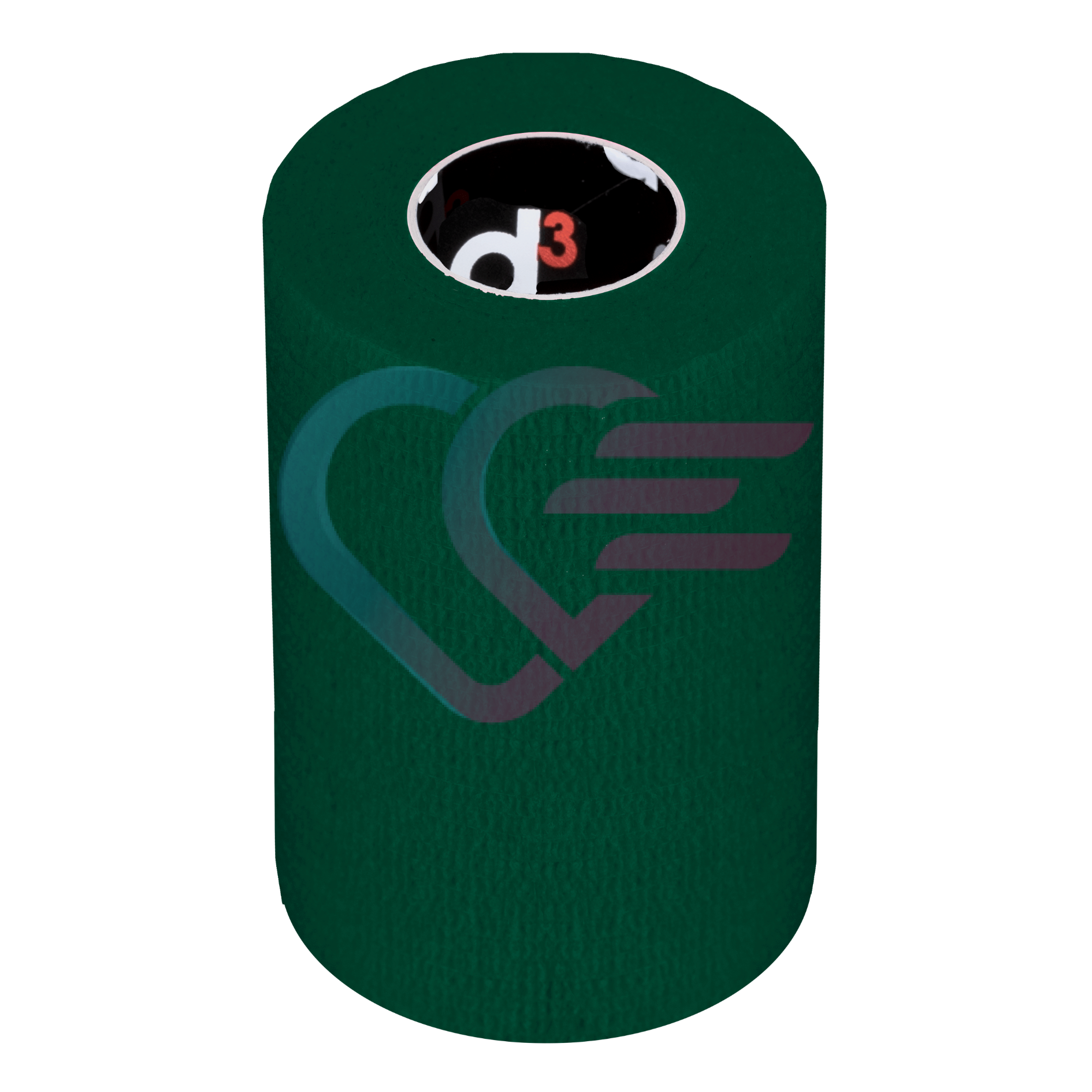 Tamno zeleni kohezivni zavoj dimenzije 10cm x 5m