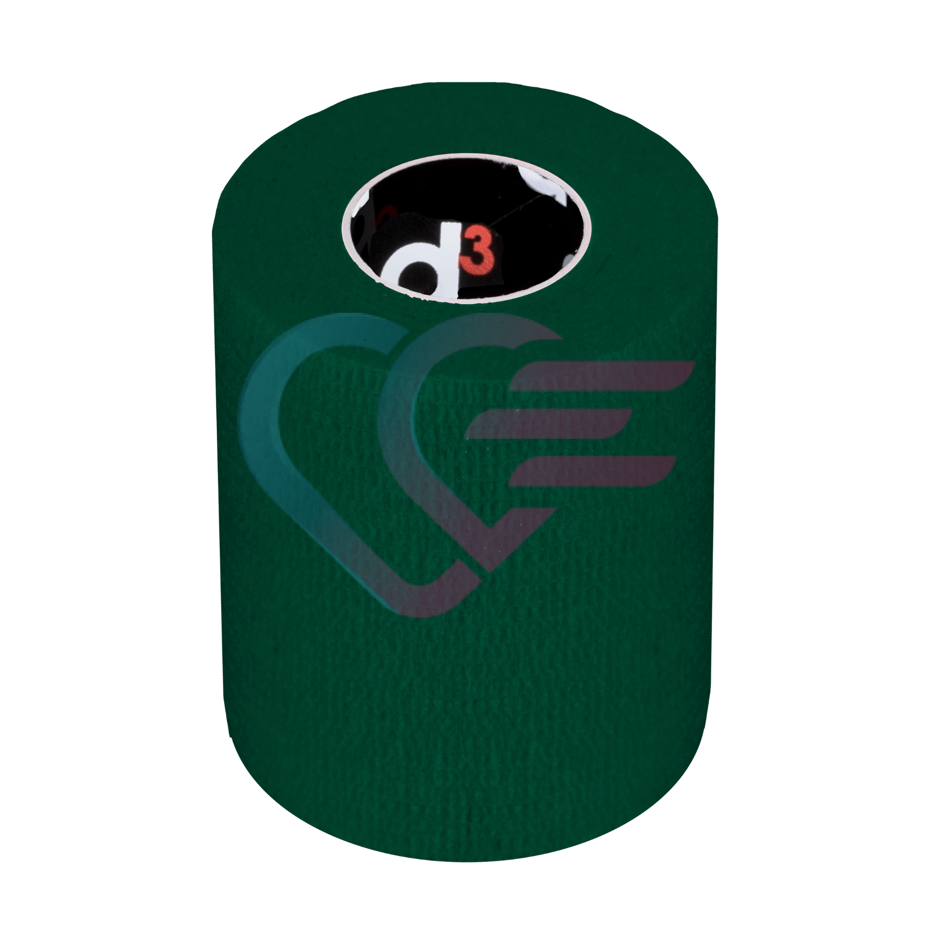 Tamno zeleni kohezivni zavoj dimenzije 7,5cm x 5m