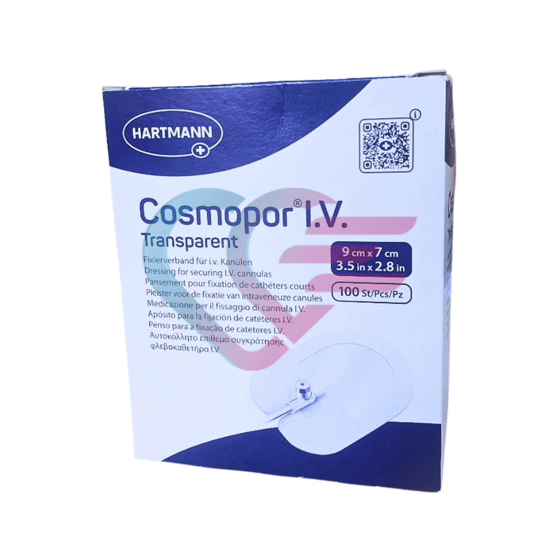 Transparentni Cosmopor flaster za kanile dimenzije 9x7 cm