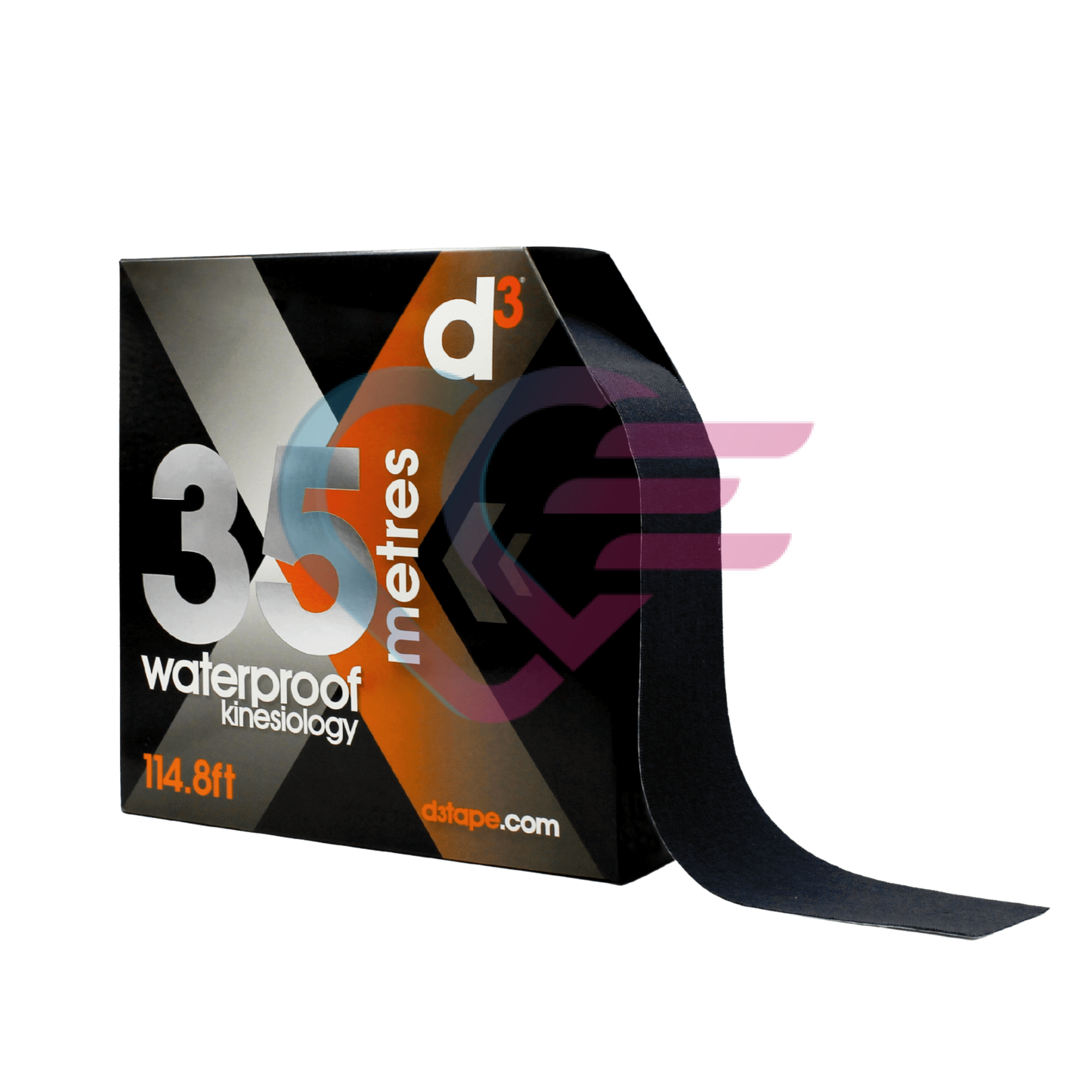 Kineziološka traka, crne boje, dimenzije 5cm x 35m