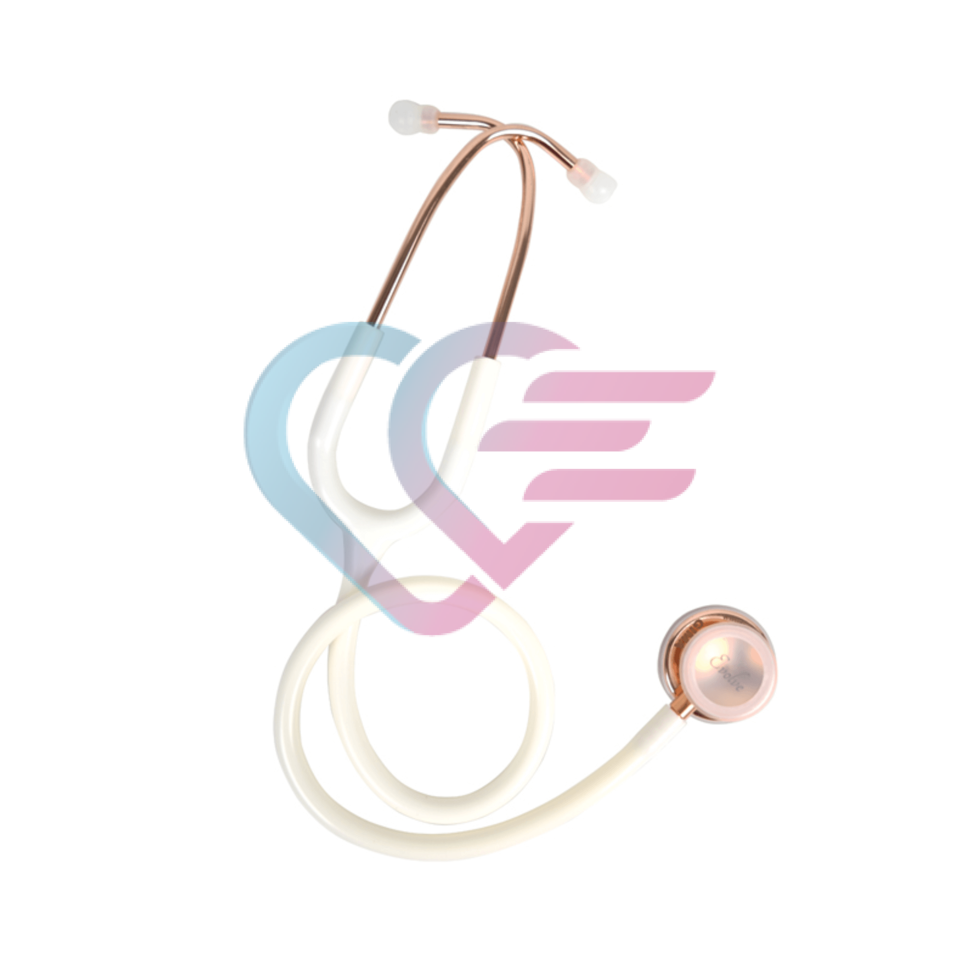 Rose gold stetoskop s dvostrukom gavom Evolve