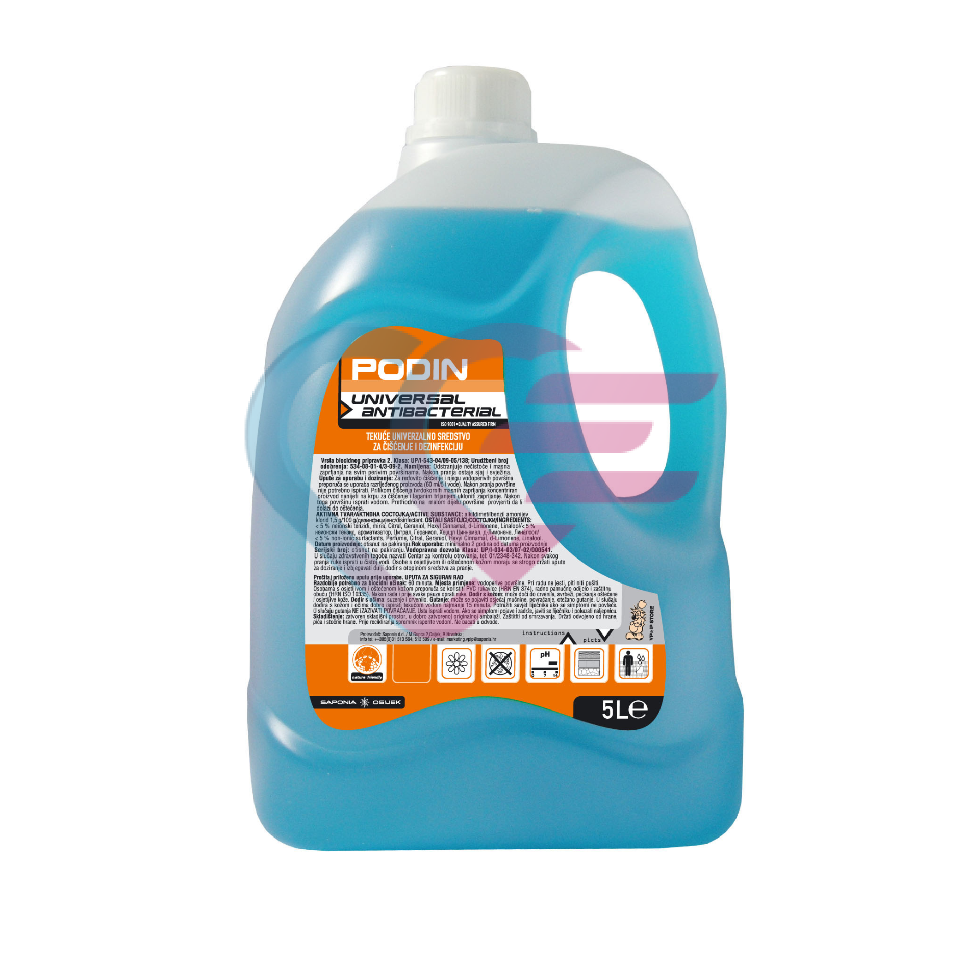 PODIN UNIVERSAL ANTIBACTERIAL NEW 5 L