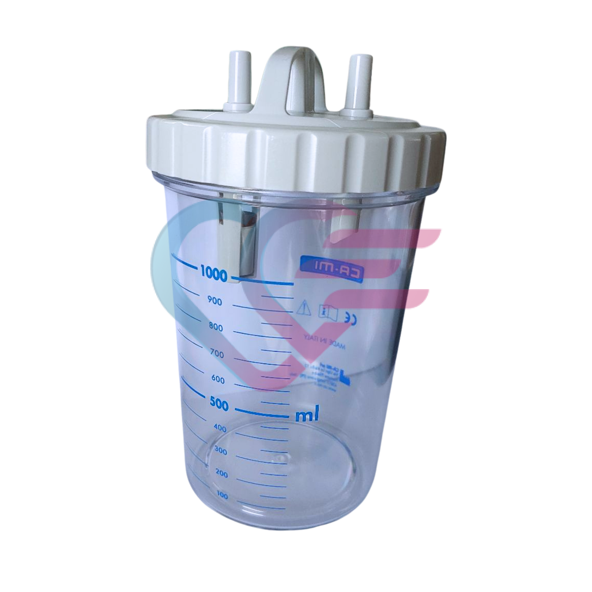 Posuda za aspirator s poklopcem Makrolon 2858 1L