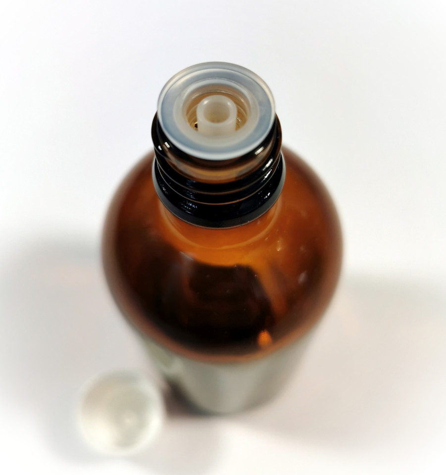 Staklena bočica s kapalicom za guste medije 100 ml-2