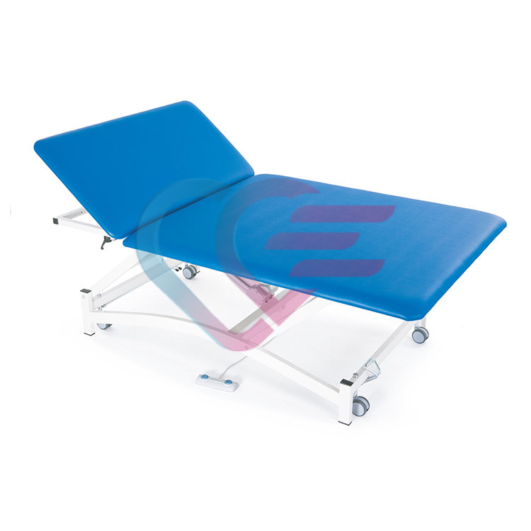 Stol za fizioterapiju po Bobathu, masažu i preglede 2xs, 2-djelni, električno podizanje, 200x100x47-80 cm