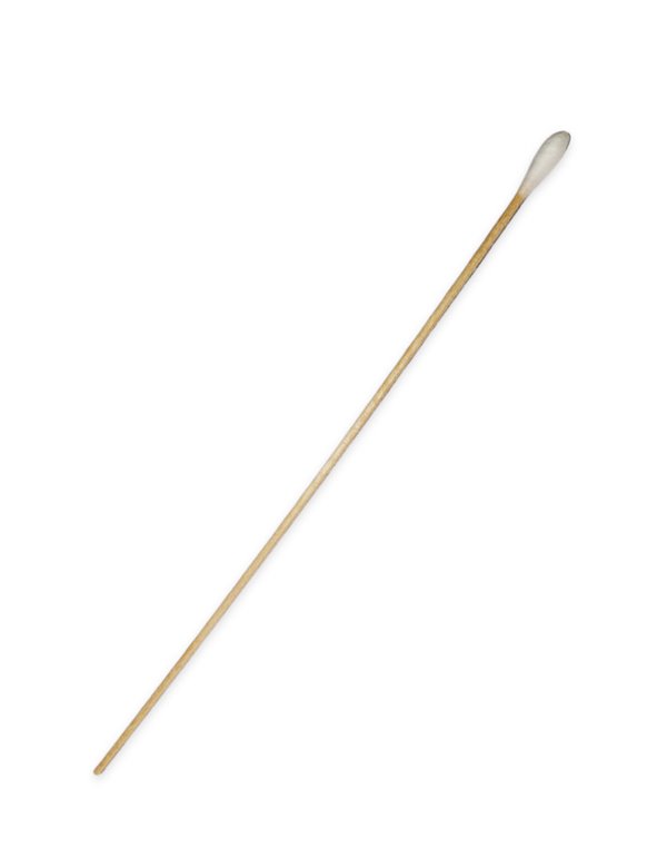 Štapić drveni s vatom 20 cm