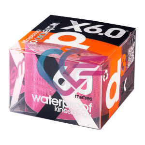 TRAKA KINEZIOLOŠKA 5cm x 6m, VODOOTPORNA, ROZA